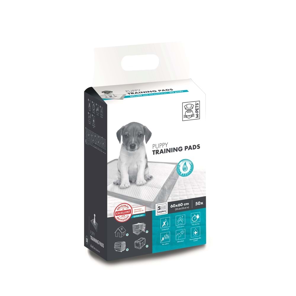10100501 M-PETS YAVRU KÖPEK ÇİŞ EĞİTİM PEDİ 60X60CM 50Lİ