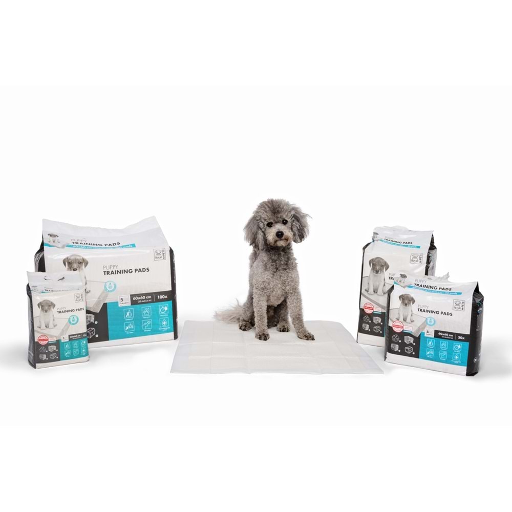 10100501 M-PETS YAVRU KÖPEK ÇİŞ EĞİTİM PEDİ 60X60CM 50Lİ