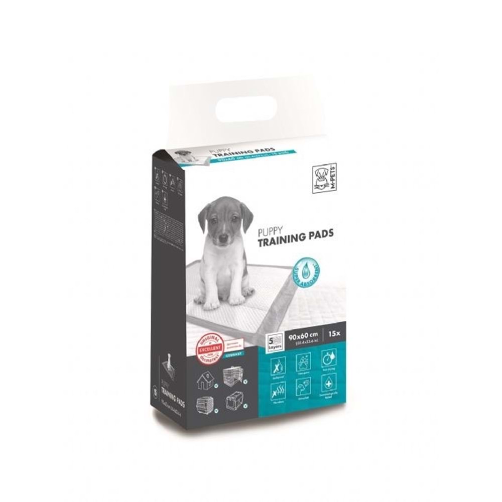 10100601 M-PETS YAVRU KÖPEK ÇİŞ EĞİTİM PEDİ 90X60CM 15Lİ