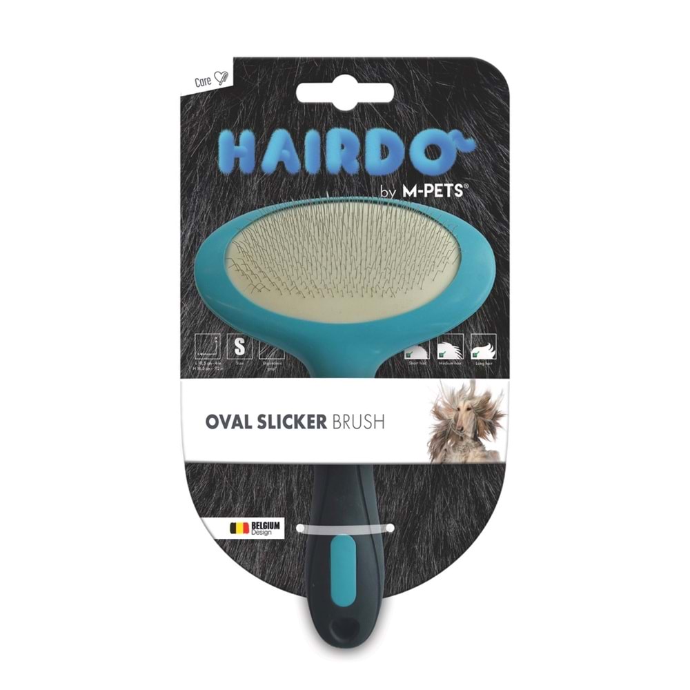 10104899 M-PETS HAIRDO KÖPEKLER İÇİN İNCE TELLİ OVAL FIRÇA (S)