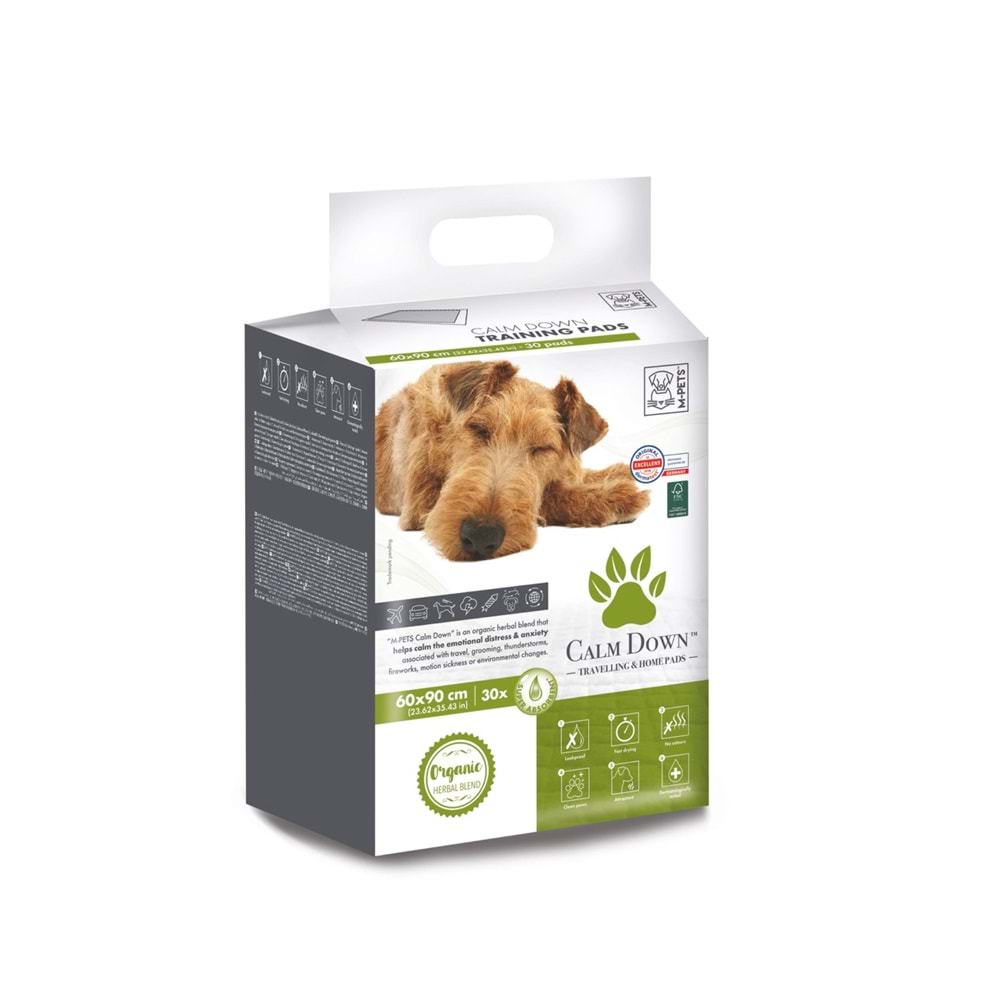 10111701 M-PETS SAKİNLEŞTİRİCİLİ KÖPEK ÇİŞ EĞİTİM PEDİ 90X60CM 30LU