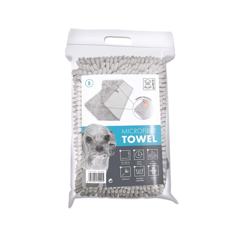 10123999 M-PETS MICROFIBER KÖPEKLER İÇİN HAVLU (S)