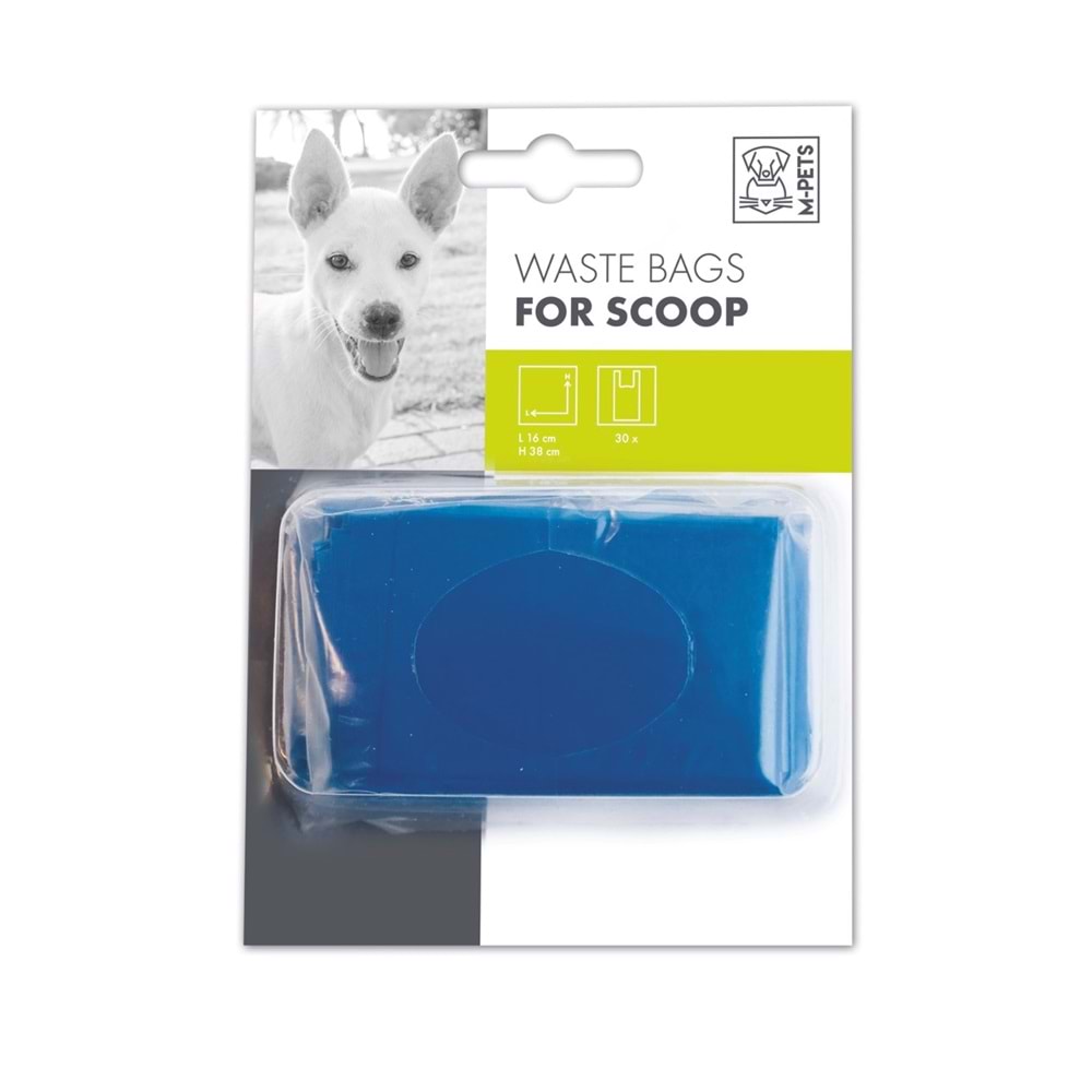 10162117 M-PETS DIŞKI TOPLAMA KÜREĞİ YEDEK POŞETİ 30 YAPRAK