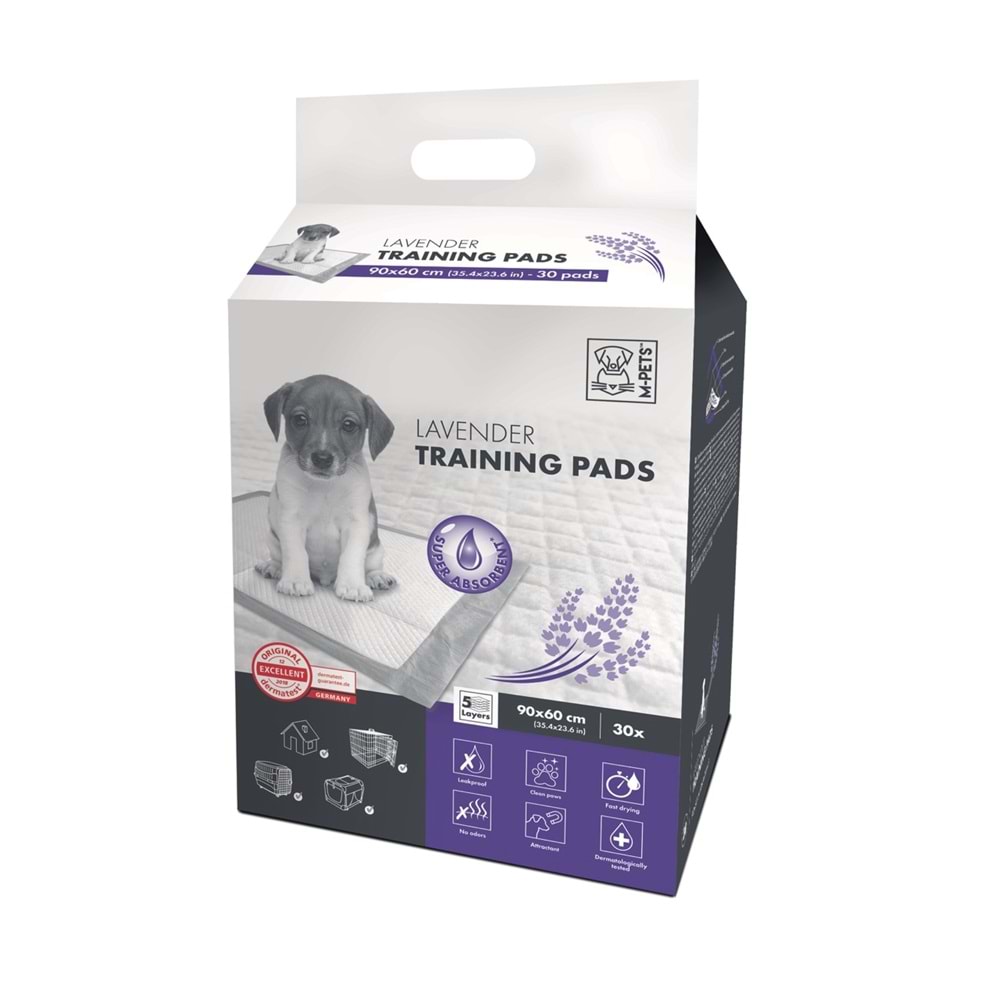 10162410 M-PETS LAVANTALI KÖPEK ÇİŞ EĞİTİM PEDİ 90X60CM 30LU