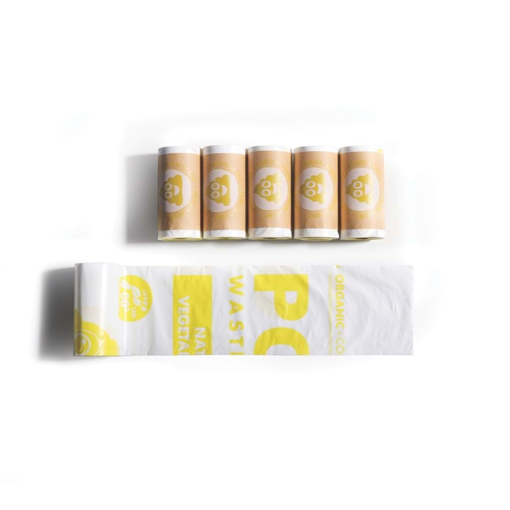 10170799 M-PETS POO DIŞKI POŞETİ 15 YAPRAK LİMON KOKULU 30LU PAKET