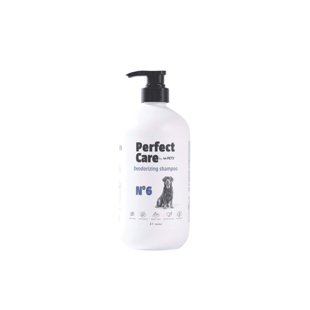 10172799 M-PETS PERFECT CARE NO.6 ANTİBAKTERİYEL KÖPEK ŞAMPUANI 1L