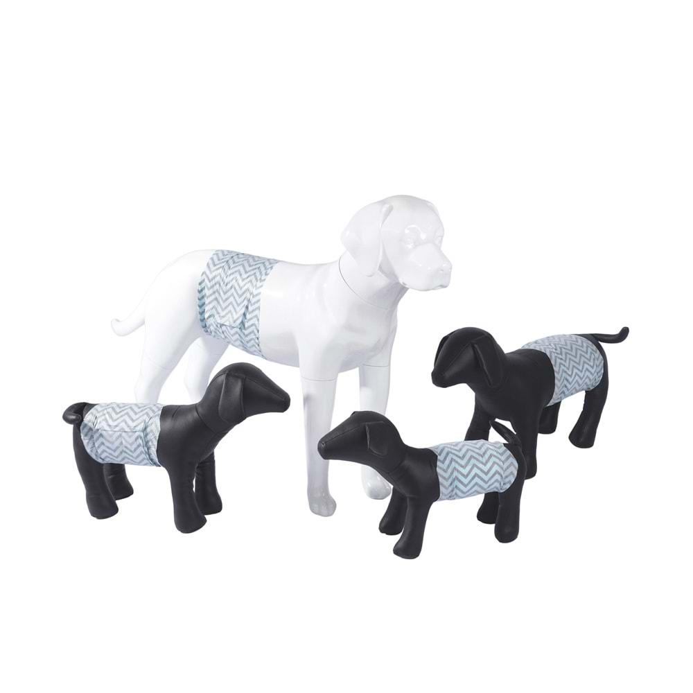 10174099 M-PETS CARBONLU DIAPERS ERKEK KÖPEKLER İÇİN KÜLOT (M) 18Lİ