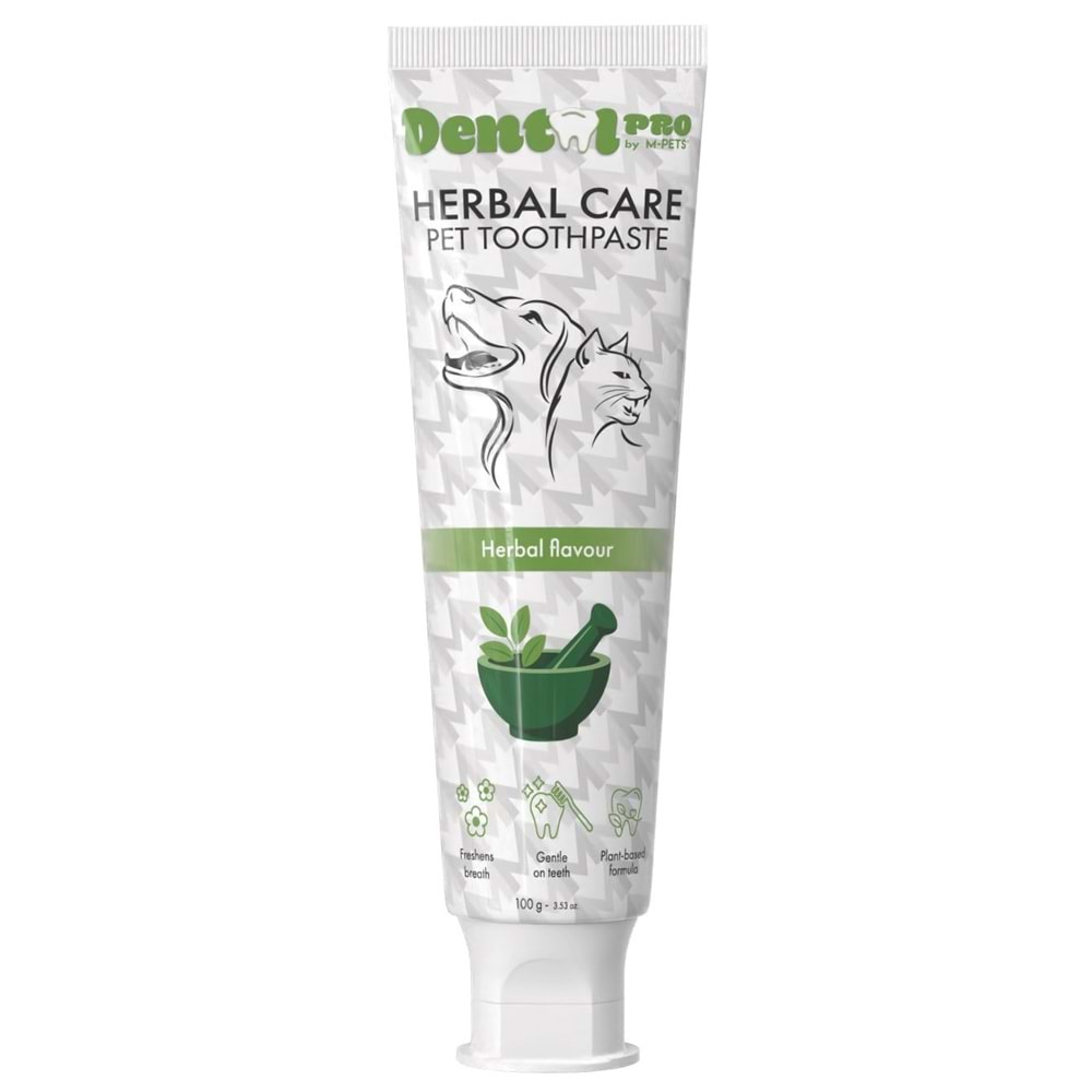 10181899 M-PETS DENTAL CARE PRO BİTKİSEL AROMALI DİŞ MACUNU 100GR