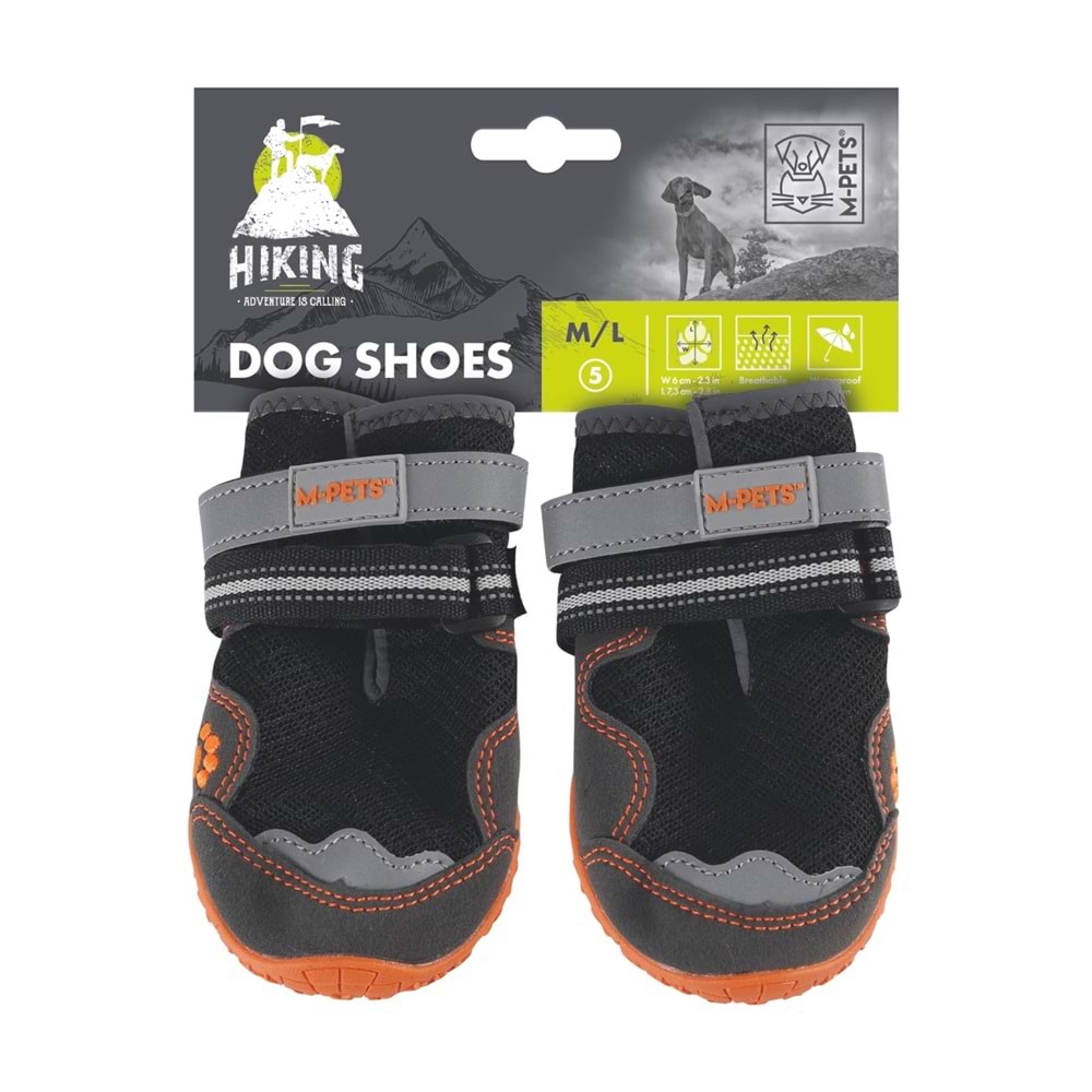 10360713 M-PETS HIKING KÖPEKLER İÇİN AYAKKABI #5 M-L