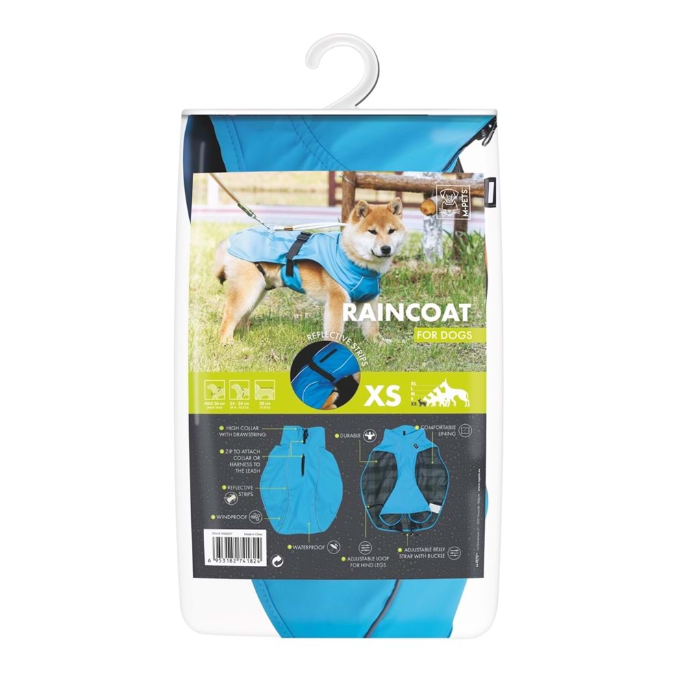 10362217 M-PETS DOG RAIN COAT YAĞMURLUK (XS)