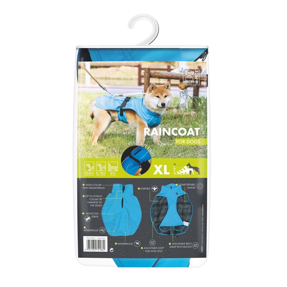 10362617 M-PETS DOG RAIN COAT YAĞMURLUK (XL)