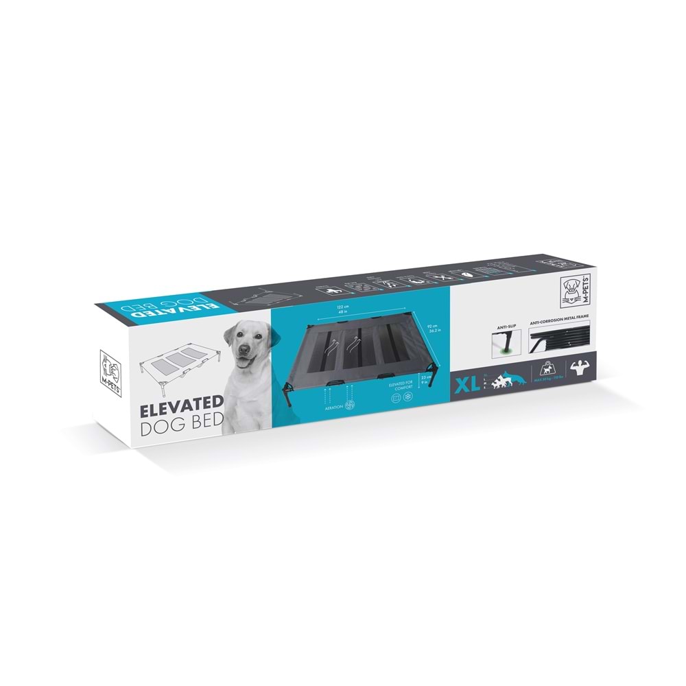 10363399 M-PETS ELEVATED KEDİ ve KÖPEK YATAĞI (XL)