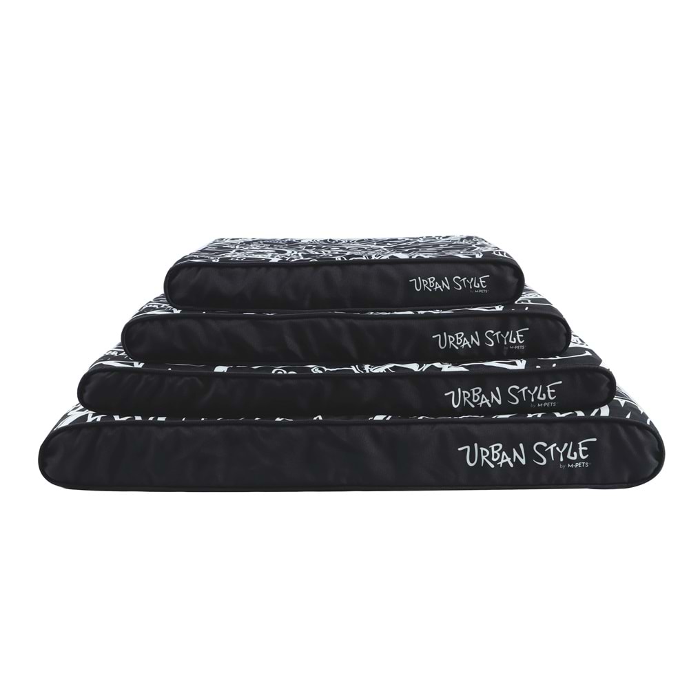 10364999 M-PETS URBANSTYLE CONTEMPO CUSHION YATAK BLACK&WHİTE (XL) 110X75X12CM