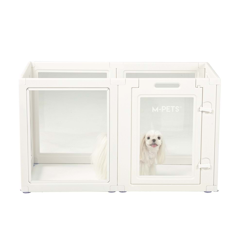 10442701 M-PETS BLANCHE OYUN ÇİTİ 6 PANEL (S) WHİTE