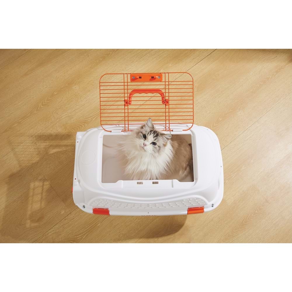 10454799 M-PETS ECO GIRO CARRIER (S) TAŞIMA BEYAZ/ORANGE