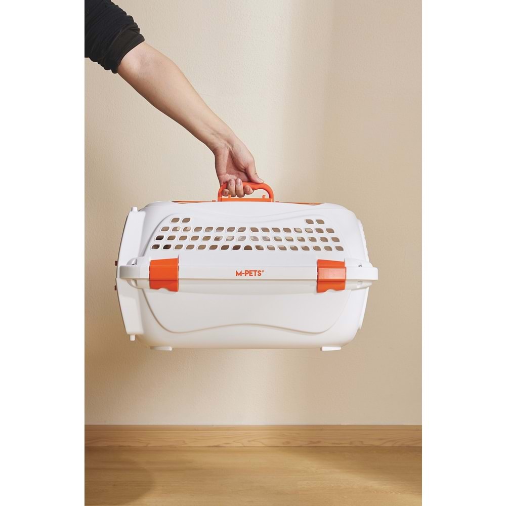 10454799 M-PETS ECO GIRO CARRIER (S) TAŞIMA BEYAZ/ORANGE