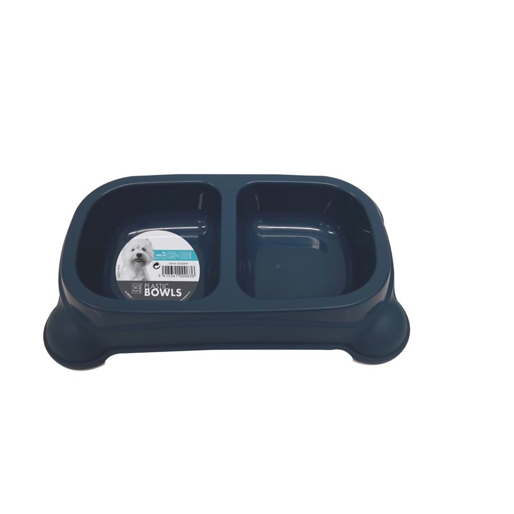 10502899 M-PETS PLASTİK MAMA KABI 2X400ML