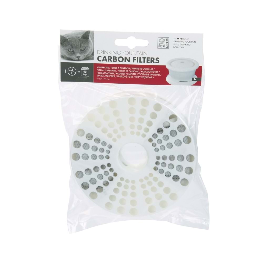 10503499 M-PETS WATER FOUNTAIN YEDEK CARBON FİLTRE 2Lİ