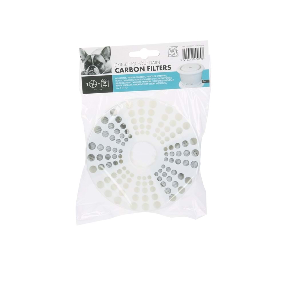 10503499 M-PETS WATER FOUNTAIN YEDEK CARBON FİLTRE 2Lİ