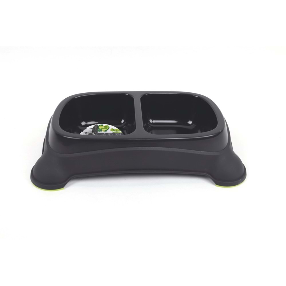 10505799 M-PETS ECO DOUBLE PLASTİK MAMA KABI 2X650ML