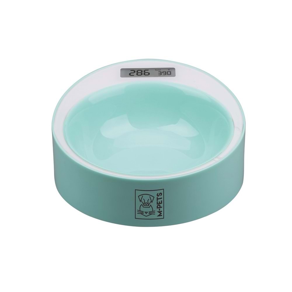 10520003 M-PETS YUMI SMART DİGİTAL TARTILI MAMA KABI GREEN