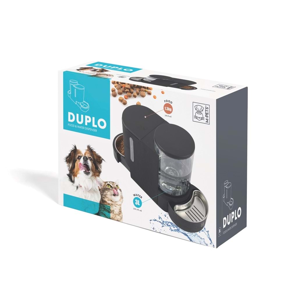 10530399 M-PETS DUPLO MAMA ve SU KABI HAZNELİ BLACK 3L/1.3KG
