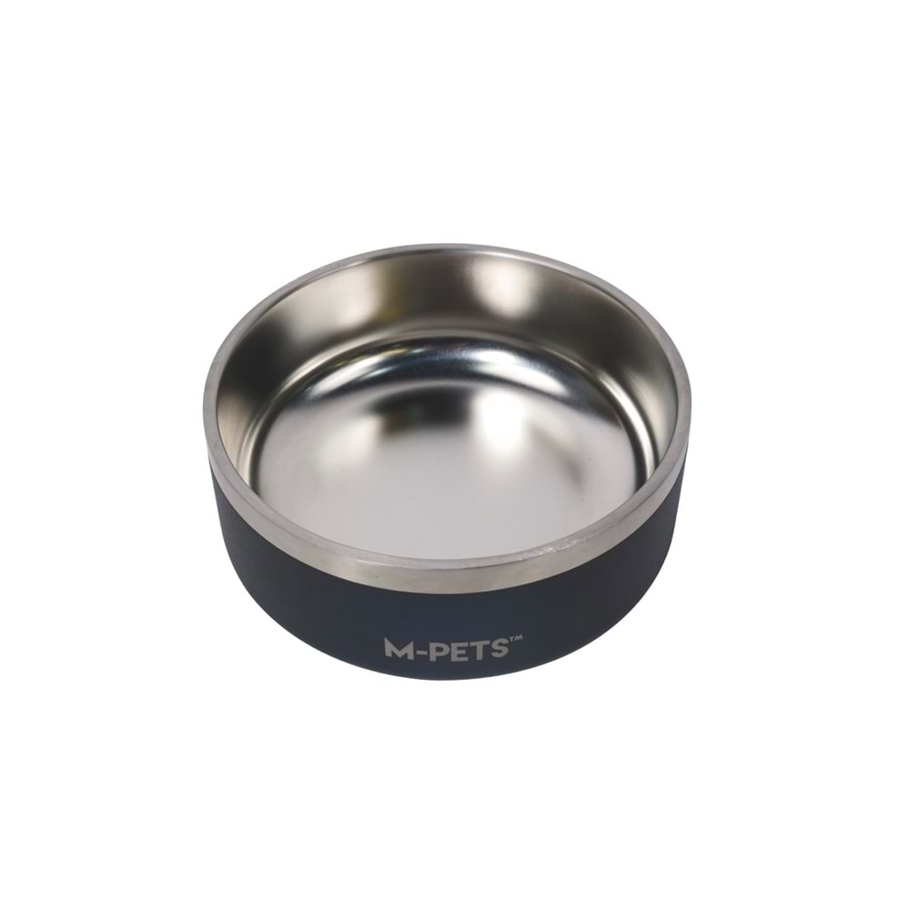 10530599 M-PETS ESKIMO ÇİFT CİDARLI MAMA KABI 1.25L BLACK