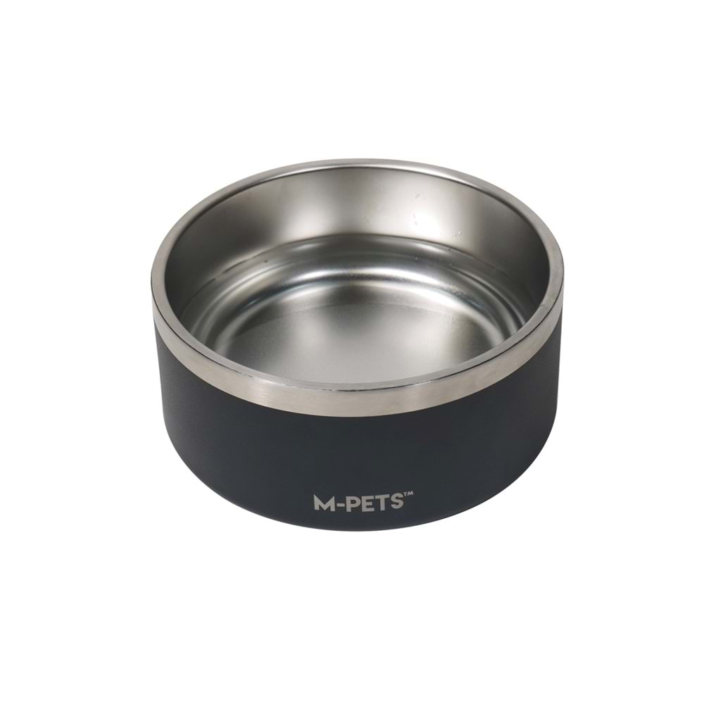 10530699 M-PETS ESKIMO ÇİFT CİDARLI MAMA KABI 2L BLACK