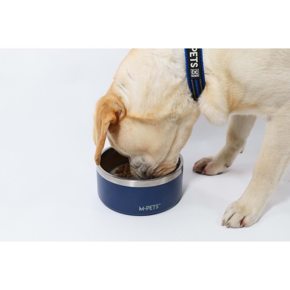 10530799 M-PETS ESKIMO ÇİFT CİDARLI MAMA KABI 1.25L BLUE