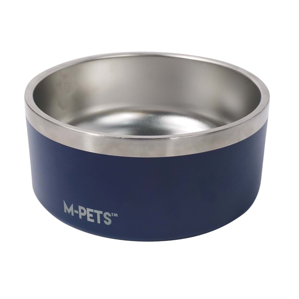 10530899 M-PETS ESKIMO ÇİFT CİDARLI MAMA KABI 2L BLUE