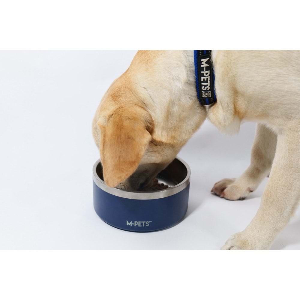 10530899 M-PETS ESKIMO ÇİFT CİDARLI MAMA KABI 2L BLUE