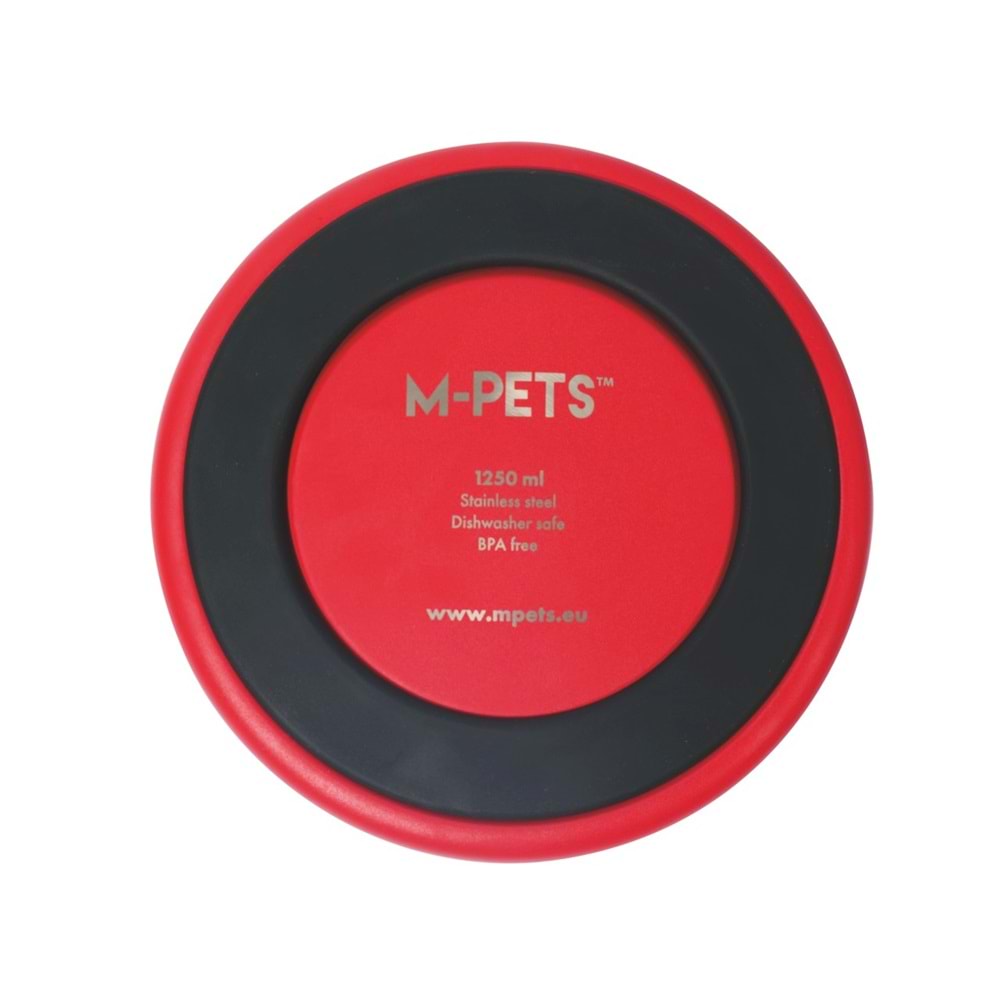 10530999 M-PETS ESKIMO ÇİFT CİDARLI MAMA KABI 1.25L RED
