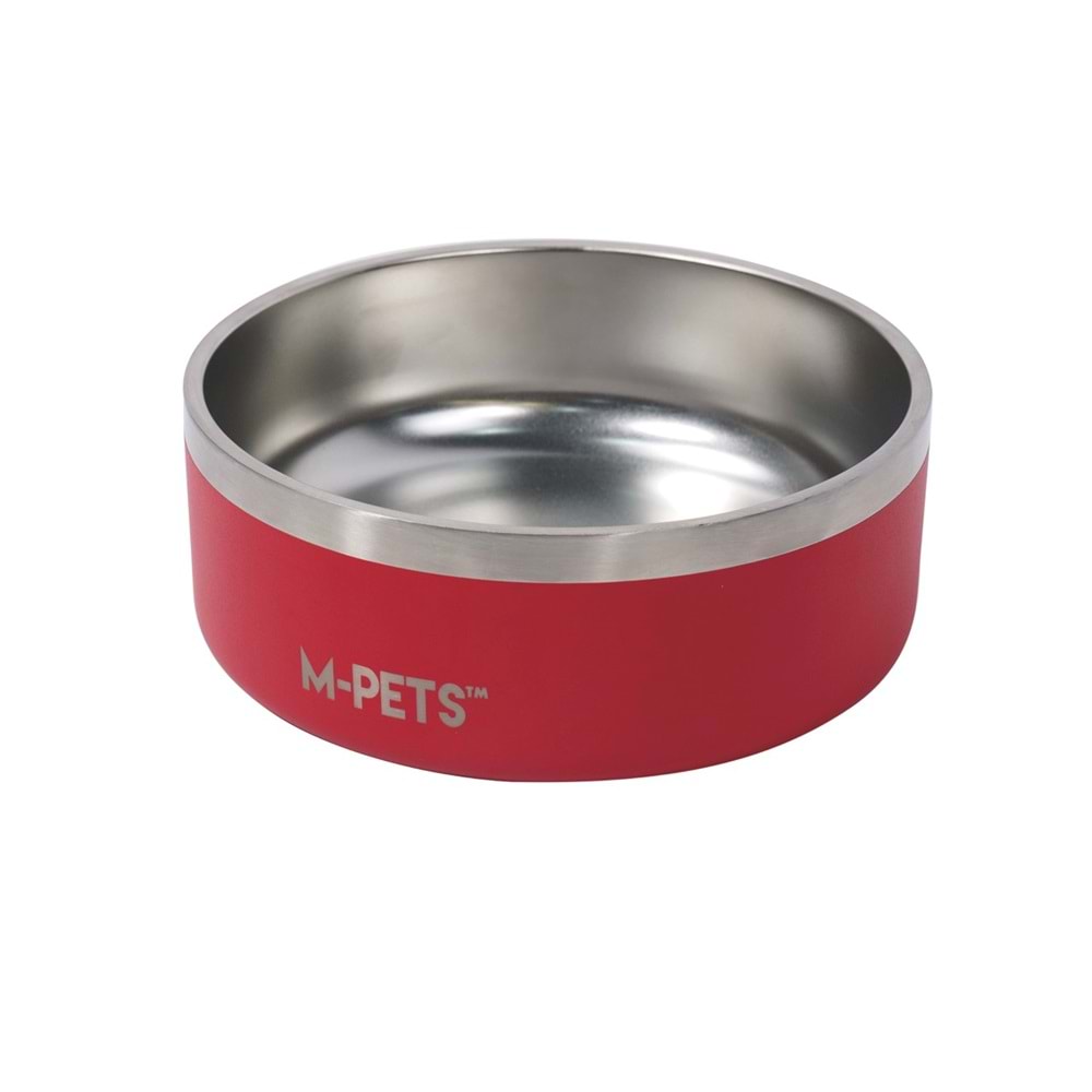10531099 M-PETS ESKIMO ÇİFT CİDARLI MAMA KABI 2L RED