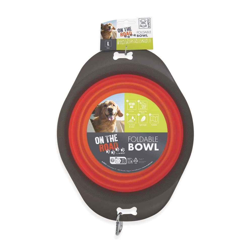 10552299 M-PETS ON THE ROAD KATLANABİLEN MAMA KABI (L) 1230ML