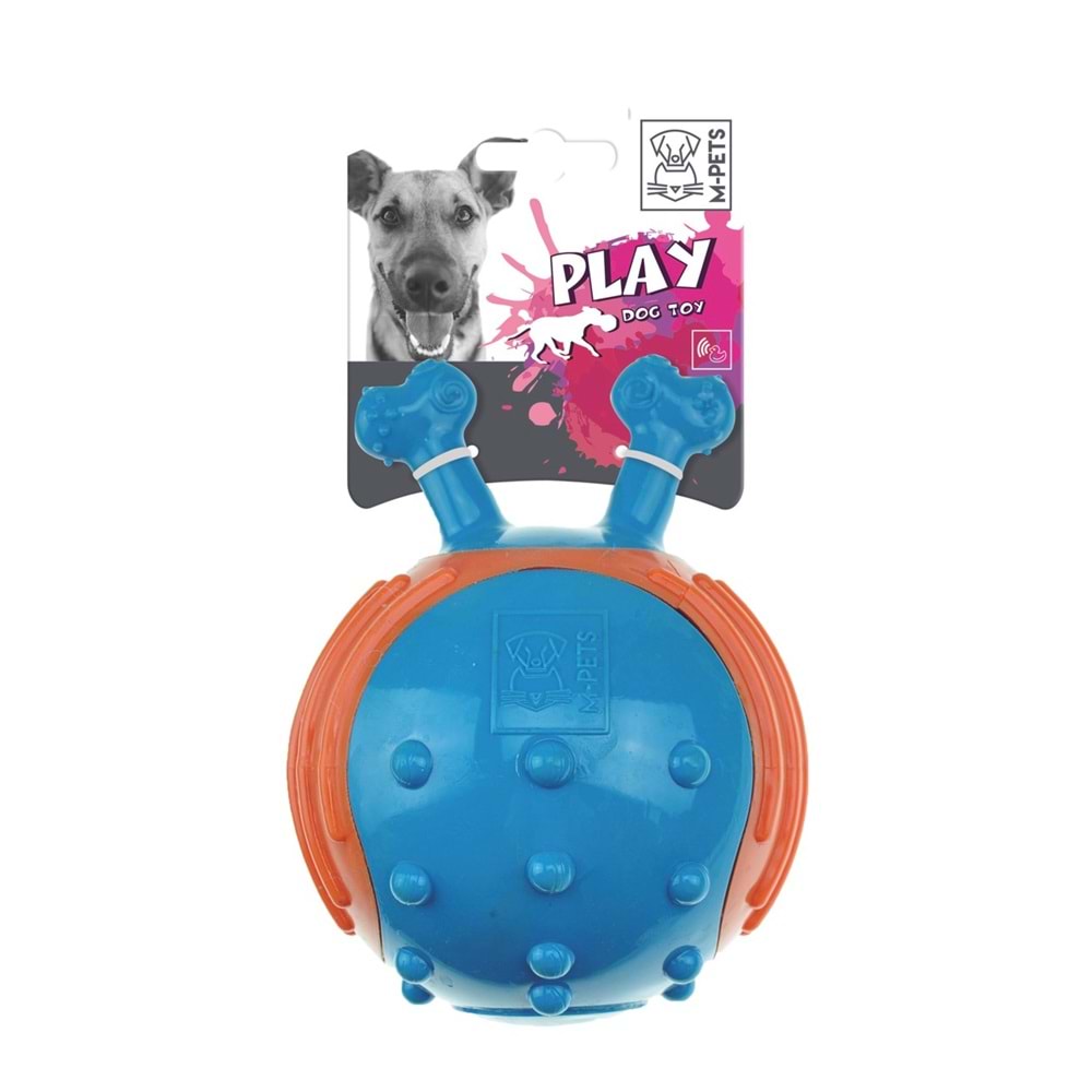 10629999 M-PETS FEELO KÖPEKLER İÇİN KAUÇUK OYUNCAK BLUE/ORANGE