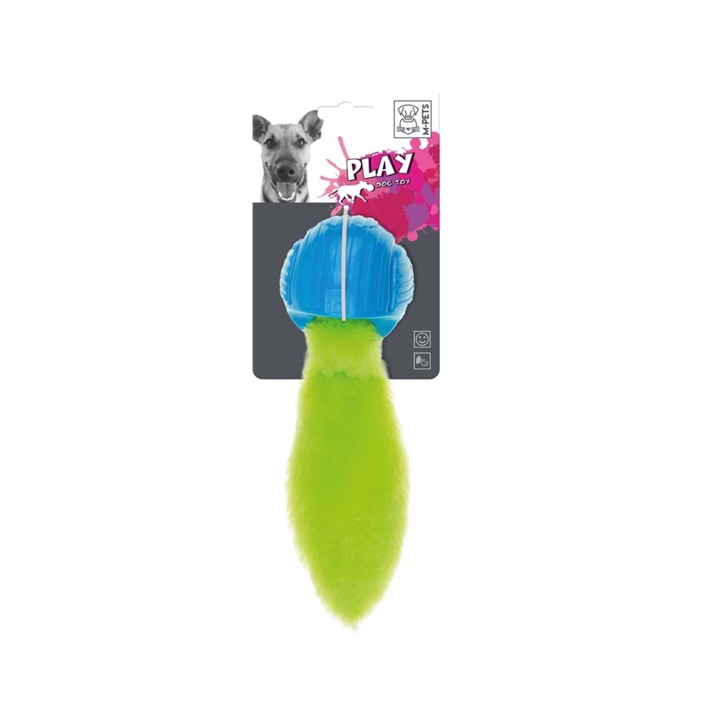 10631799 M-PETS FOXBALL KAUÇUK OYUNCAK BLUE/GREEN
