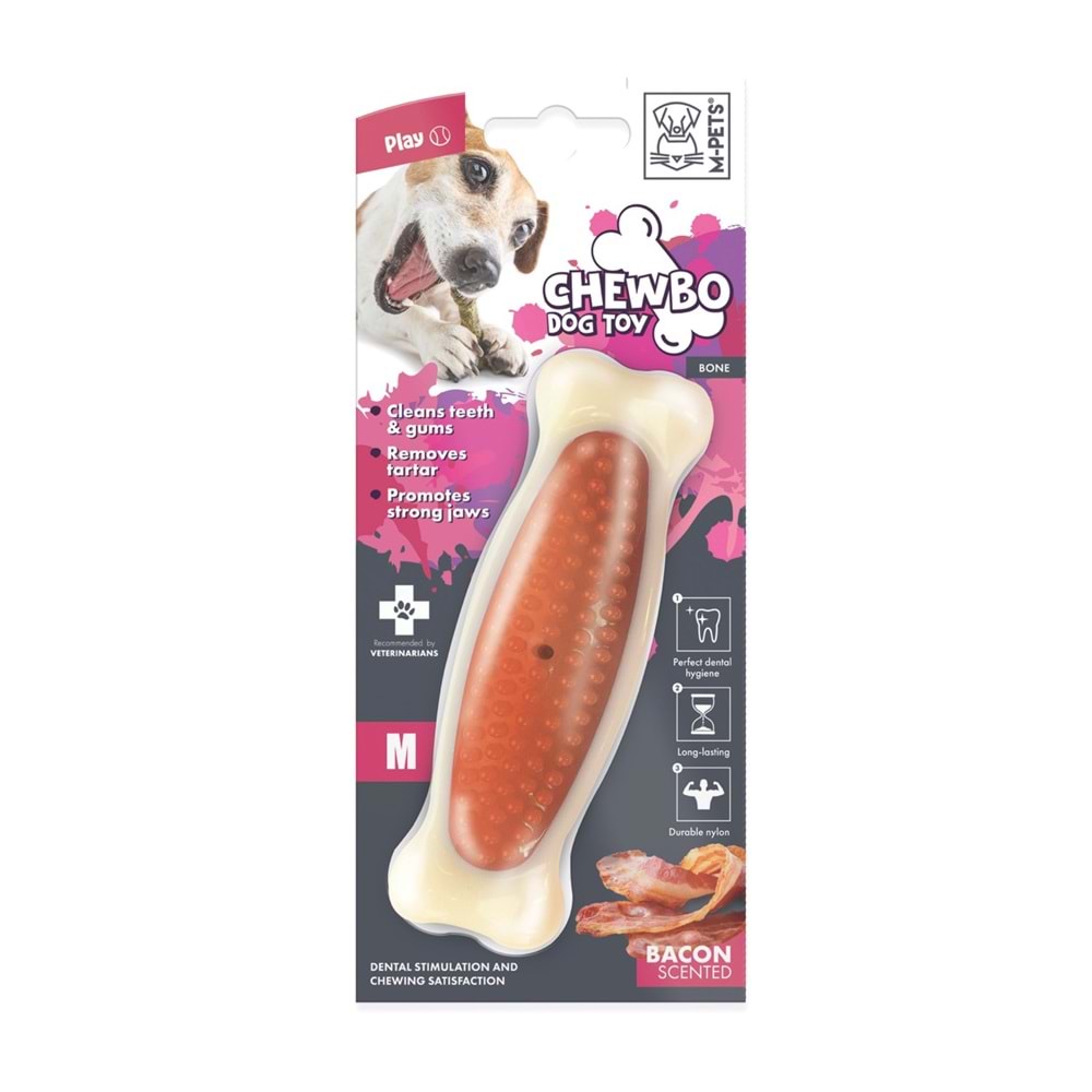 10632710 M-PETS CHEWBO BONE DENTAL ET AROMALI KÖPEK OYUNCAĞI (M)