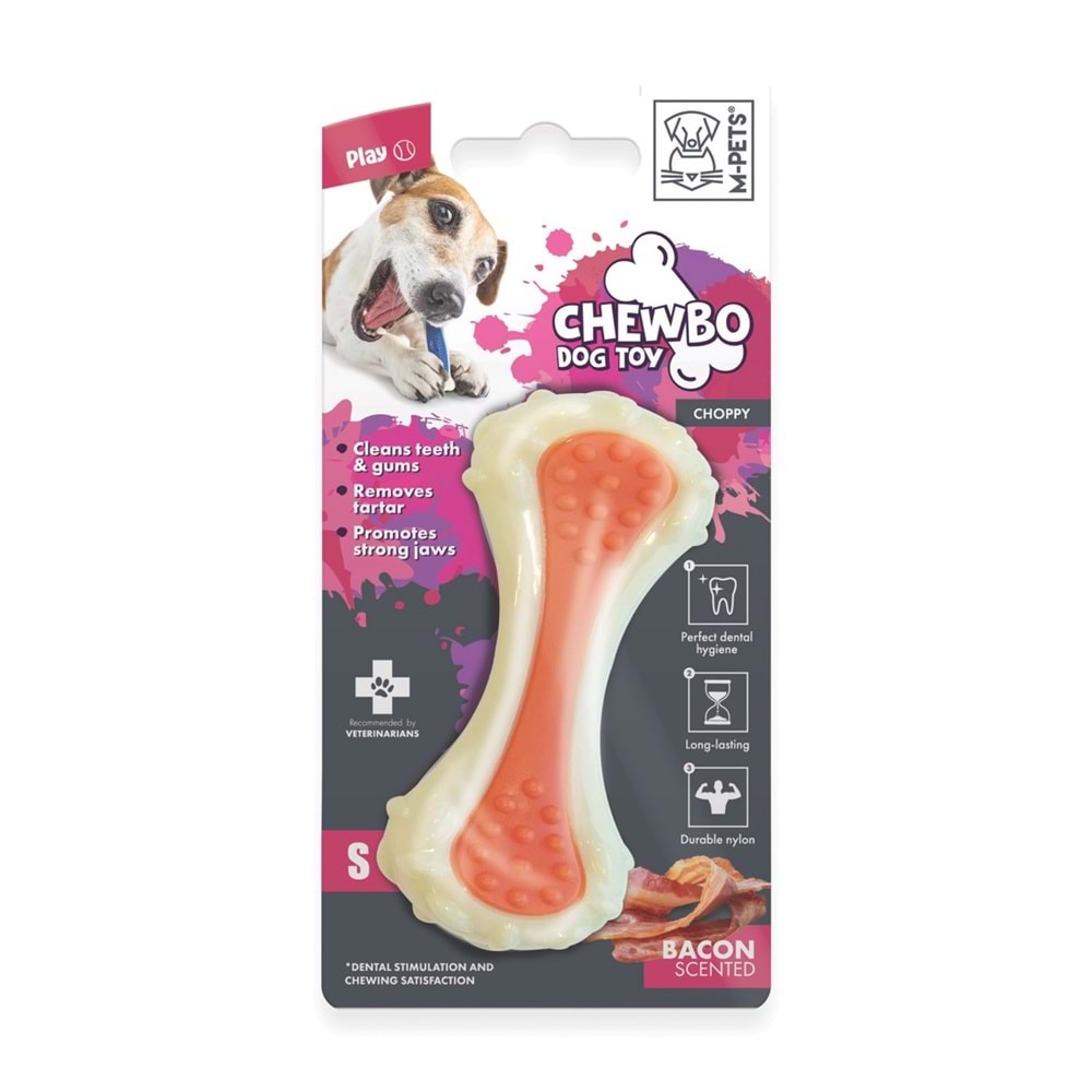 10634416 M-PETS CHEWBO CHOPPY DENTAL ET AROMALI KÖPEK OYUNCAĞI (S)