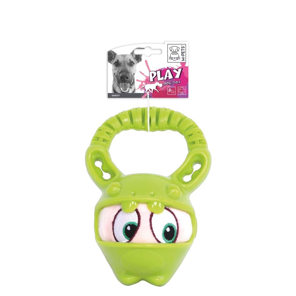 10637903 M-PETS SWEETY KÖPEKLER İÇİN KAUÇUK OYUNCAK GREEN