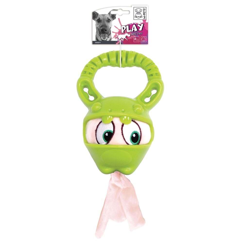 10637903 M-PETS SWEETY KÖPEKLER İÇİN KAUÇUK OYUNCAK GREEN