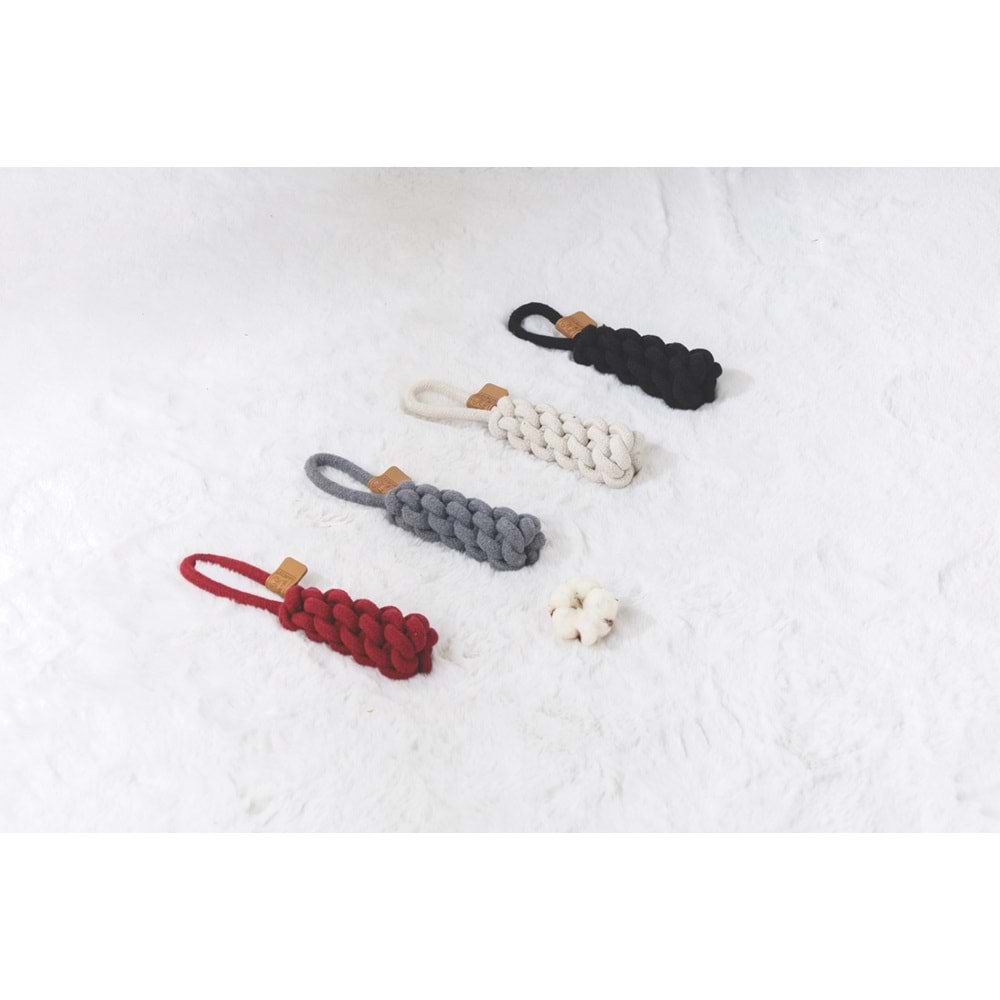 10648301 M-PETS COTO WHITE LOOP BAR 22CM ÖRGÜ OYUNCAK