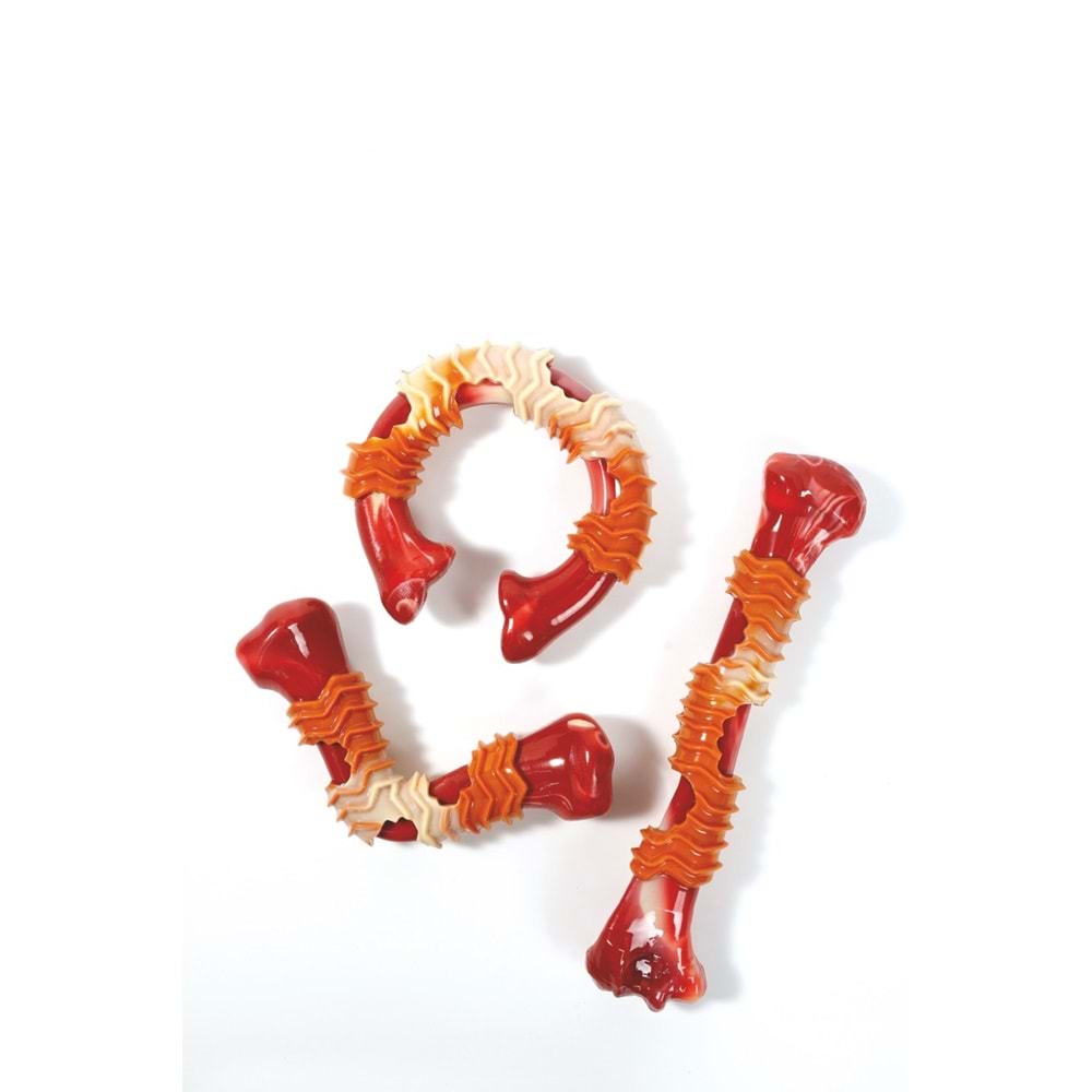 10650399 M-PETS CARNIVORE DOG TOY BOOMERANG BONE PASTIRMA AROMALI