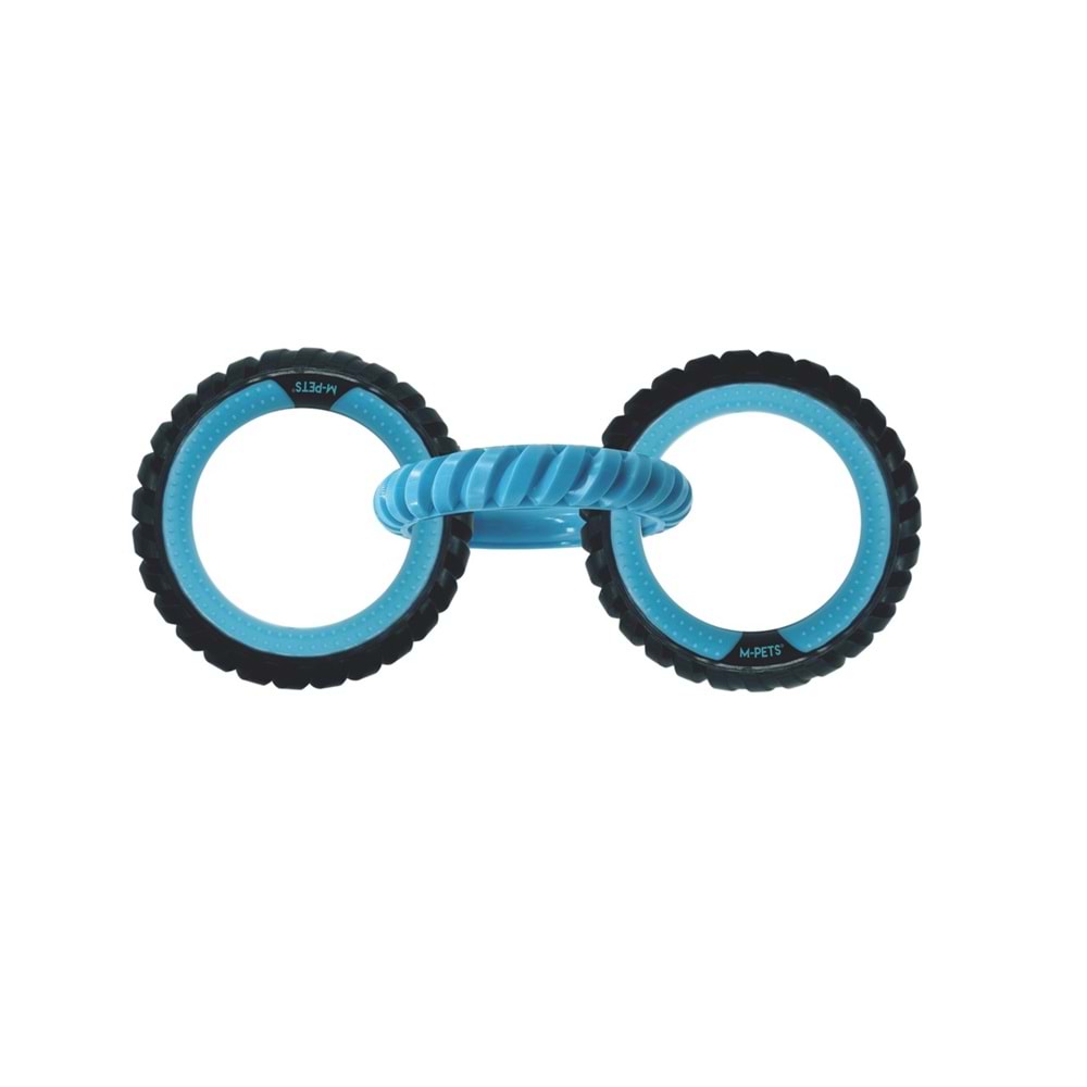 10660099 M-PETS RING KING KÖPEK OYUNCAĞI TRİPLE BLUE/BLACK