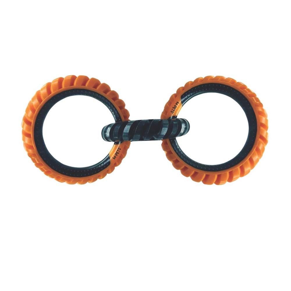 10660199 M-PETS RING KING KÖPEK OYUNCAĞI TRIPLE ORANGE/BLACK