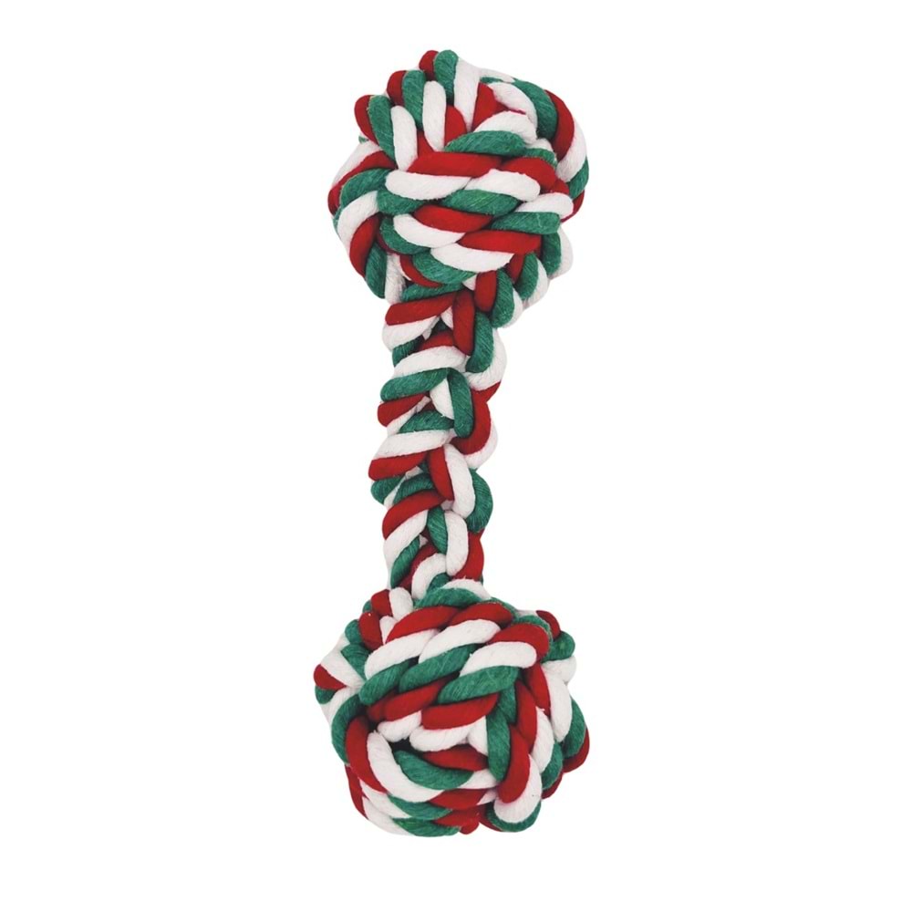 10665899 M-PETS CHRISTMAS COTTON ROPE KÖPEK OYUNCAĞI 7Lİ
