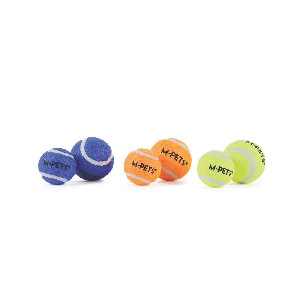 10670599 M-PETS HOP TENNİS TOPU YELLOW 5CM 3LÜ SET