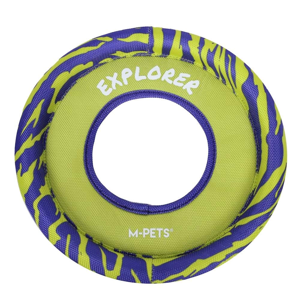 10672199 M-PETS SPRINTPUFF FRISBEE KÖPEK OYUNCAĞI GREEN/PURPLE