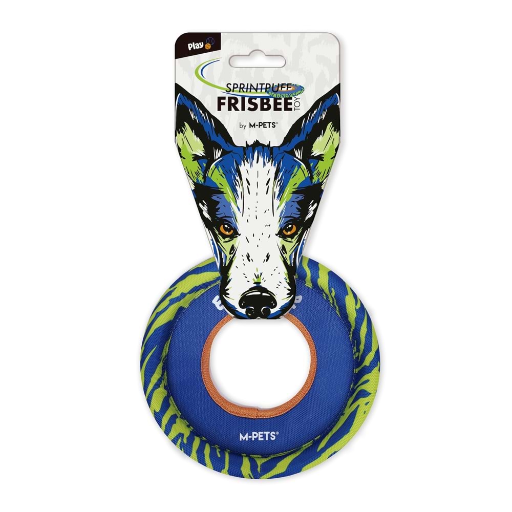 10672299 M-PETS SPRINTPUFF FRISBEE KÖPEK OYUNCAĞI BLUE/GREEN