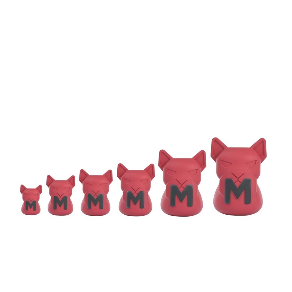10674405 M-PETS POWER CHEW KAUÇUK KÖPEK ÖDÜL OYUNCAĞI RUBY (XS)