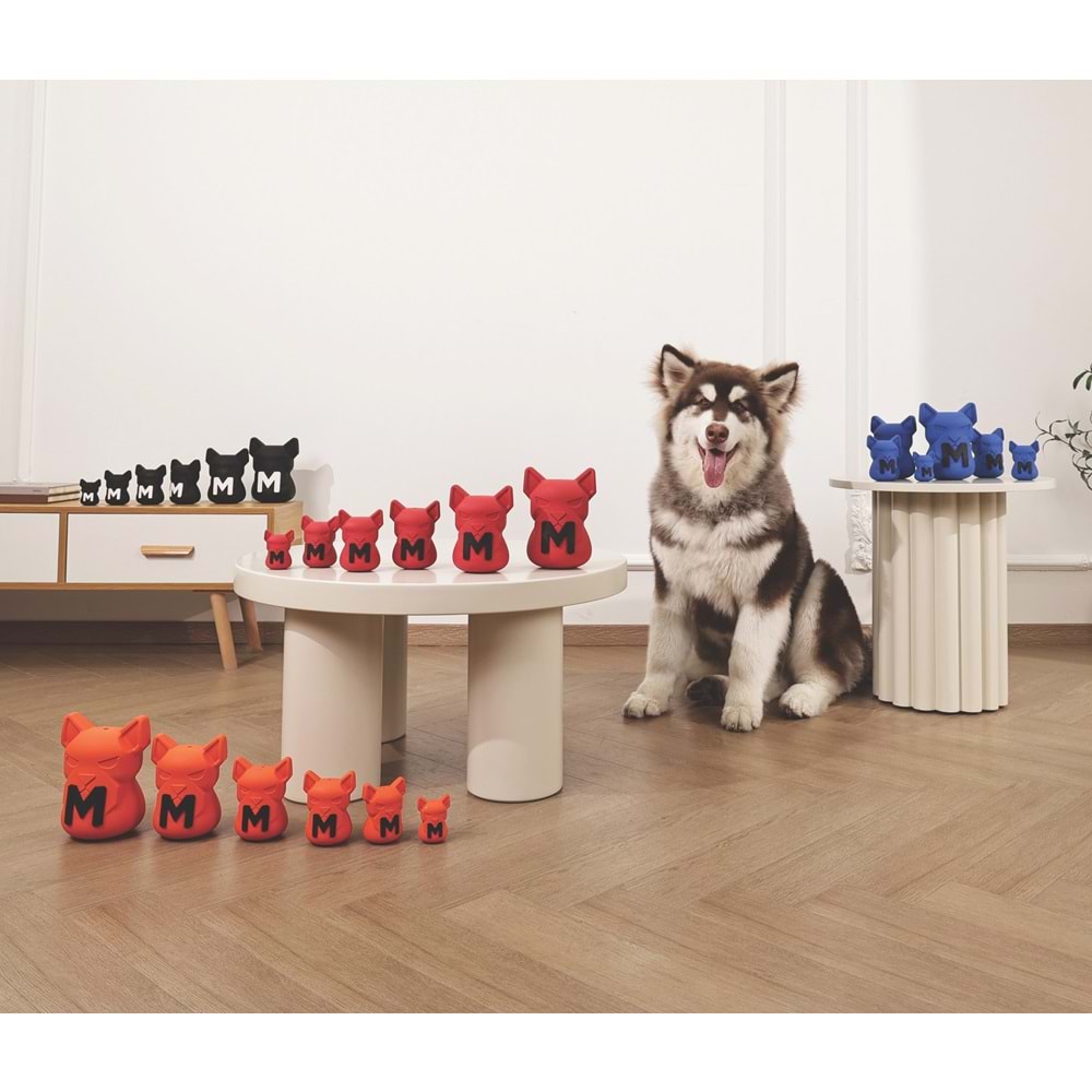 10674405 M-PETS POWER CHEW KAUÇUK KÖPEK ÖDÜL OYUNCAĞI RUBY (XS)